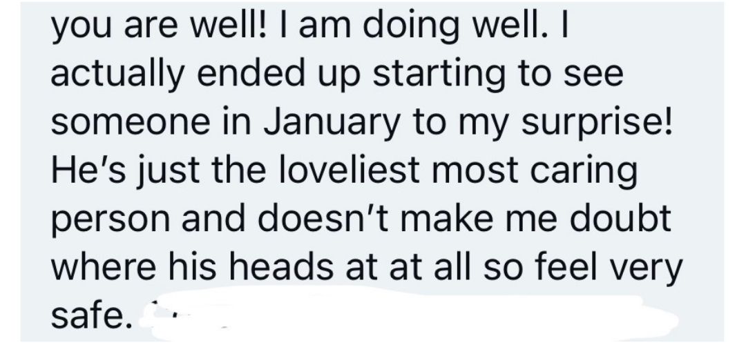Saskia testimonial